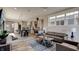 Modern kitchen and living area with an open floor plan at 15994 Meadow Frost Ct, Fishers, IN 46037