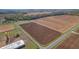 Sprawling farmland with tree line and paved road, under a vast blue sky at 3101 E State Road 47, Lebanon, IN 46052