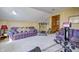 Bonus room featuring work out equipment, cozy couches and carpeted floors at 3101 E State Road 47, Lebanon, IN 46052