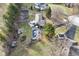 Aerial view of home and surrounding area at 3301 Timberbrook Ct, Danville, IN 46122