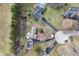 Aerial view of home and lot at 3301 Timberbrook Ct, Danville, IN 46122