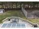 Deck overlooking the tennis court at 3301 Timberbrook Ct, Danville, IN 46122