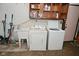 Laundry room with washer, dryer, and utility sink at 3301 Timberbrook Ct, Danville, IN 46122