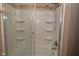 Clean shower/tub combo with multiple shelves at 3301 Timberbrook Ct, Danville, IN 46122