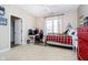 Bright bedroom with a large window and charming decor at 5030 Nightshade Ln, Noblesville, IN 46062