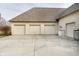 Spacious four-car garage with ample parking and basketball hoop at 5030 Nightshade Ln, Noblesville, IN 46062