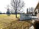 Spacious backyard with a wooden deck, perfect for outdoor entertaining and relaxation at 5299 Carnoustie Cir, Avon, IN 46123