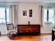 Serene bedroom with hardwood floors and large windows at 5299 Carnoustie Cir, Avon, IN 46123
