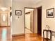 Bright and spacious entryway with hardwood floors and built-in shelving at 5299 Carnoustie Cir, Avon, IN 46123