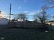 Backyard view with wooden fence and clear sky at 3128 S Holt Rd, Indianapolis, IN 46221