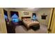 Bedroom with vaulted ceilings featuring furniture and decor at 3656 Homestead E Cir, Plainfield, IN 46168