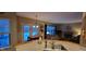 Open-concept kitchen with stainless steel sink and natural light, seamlessly flowing into the living area at 3656 Homestead E Cir, Plainfield, IN 46168