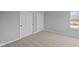 Spacious bedroom with neutral carpeting and double closets at 4171 Douro Trl, Westfield, IN 46062