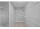 Walk-in closet with carpeted floor and wire shelving for organized storage at 4171 Douro Trl, Westfield, IN 46062