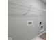 A utility room with washer and dryer hookups and a wire rack at 4195 Douro Trl, Westfield, IN 46062