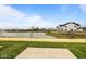 Beautiful backyard with a pond and ample green space at 4205 Douro Trl, Westfield, IN 46062