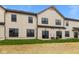 Backyard featuring black windows and sliding glass doors at 4205 Douro Trl, Westfield, IN 46062