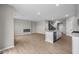 Spacious open concept floor plan with hardwood floors, island kitchen and fireplace at 4205 Douro Trl, Westfield, IN 46062