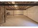 Unfinished basement with exposed framing at 453 Gathering Ln, Greenwood, IN 46143