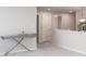 Spacious bonus room with neutral walls, carpeting and half wall at 453 Gathering Ln, Greenwood, IN 46143