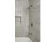 Shower featuring a new shower head and a built-in soap holder at 4632 Normal Ave, Indianapolis, IN 46226
