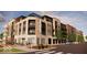 McCord Square mixed-use building with street-level retail and apartments at 7320 Bailow Ln, McCordsville, IN 46055