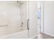 Clean bathroom with a tub and shower at 10322 Sage Ct, Noblesville, IN 46060