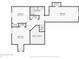 Upper floor plan including 3 bedrooms, 1 bathroom and closets at 10322 Sage Ct, Noblesville, IN 46060