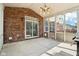 Screened-in porch providing an outdoor living area with easy access to deck, perfect for relaxing and enjoying outdoor views at 18725 Wychwood Pl, Noblesville, IN 46062