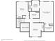 Floorplan illustrating the layout of the primary suite with ensuite bathroom at 493 Clearwater Blvd, Whiteland, IN 46184