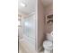 Bathroom with tub, shower, and updated vanity at 6149 Winnpeny Ln, Indianapolis, IN 46220