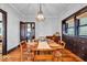 Classic dining room with hardwood floors and beautiful natural light at 625 Sanders St, Indianapolis, IN 46203