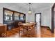 Classic dining room with hardwood floors and beautiful natural light at 625 Sanders St, Indianapolis, IN 46203