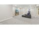 Finished basement featuring plush carpeting, recessed lighting and plenty of space for recreation and relaxation at 6777 Pulaski Ct, Carmel, IN 46033