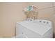 Convenient laundry room with washer and dryer hookups at 7710 Silver Moon Way, Indianapolis, IN 46259