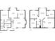 Detailed floor plan showcasing the layout of the home, including the kitchen, bedrooms, and living spaces at 1229 Tealpoint Cir, Indianapolis, IN 46229
