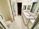Bathroom featuring double sinks and vanity at 1348 Mccormicks Cir, Danville, IN 46122