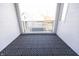 Modern balcony offering city views with geometric patterned flooring at 1523 Marlowe Ave, Indianapolis, IN 46201