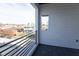 Spacious balcony with city views and modern patterned flooring at 1523 Marlowe Ave, Indianapolis, IN 46201