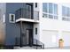 Modern two-story home with balcony and attached garage at 1523 Marlowe Ave, Indianapolis, IN 46201