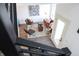 View from above of a living room with stylish decor at 1523 Marlowe Ave, Indianapolis, IN 46201