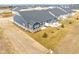 Aerial view of home and backyard at 16930 Cole Evans Dr, Noblesville, IN 46060