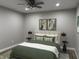 Stylized bedroom with decorative wall art and ambient lighting for relaxation at 2426 S Holt S Rd, Indianapolis, IN 46241