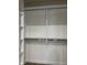Walk-in closet featuring ample shelving and rod space for organized storage solutions at 2426 S Holt S Rd, Indianapolis, IN 46241