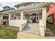 Charming front porch with white painted brick at 3356 N Park Ave, Indianapolis, IN 46205