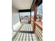 Deck with wooden posts and metal railings at 337 N Beville Ave, Indianapolis, IN 46201