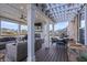 Relax in style on this covered patio complete with fireplace, and ceiling fan at 377 Morningside Dr, Brownsburg, IN 46112