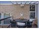 Relax in style on this covered patio complete with patio table seating at 377 Morningside Dr, Brownsburg, IN 46112