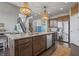 Spacious kitchen featuring an island, stainless steel appliances, and ample cabinet space at 377 Morningside Dr, Brownsburg, IN 46112