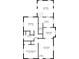 Detailed floor plan showcasing the layout of the property, including bedrooms, bathrooms, and living spaces at 3910 E 34Th St, Indianapolis, IN 46218